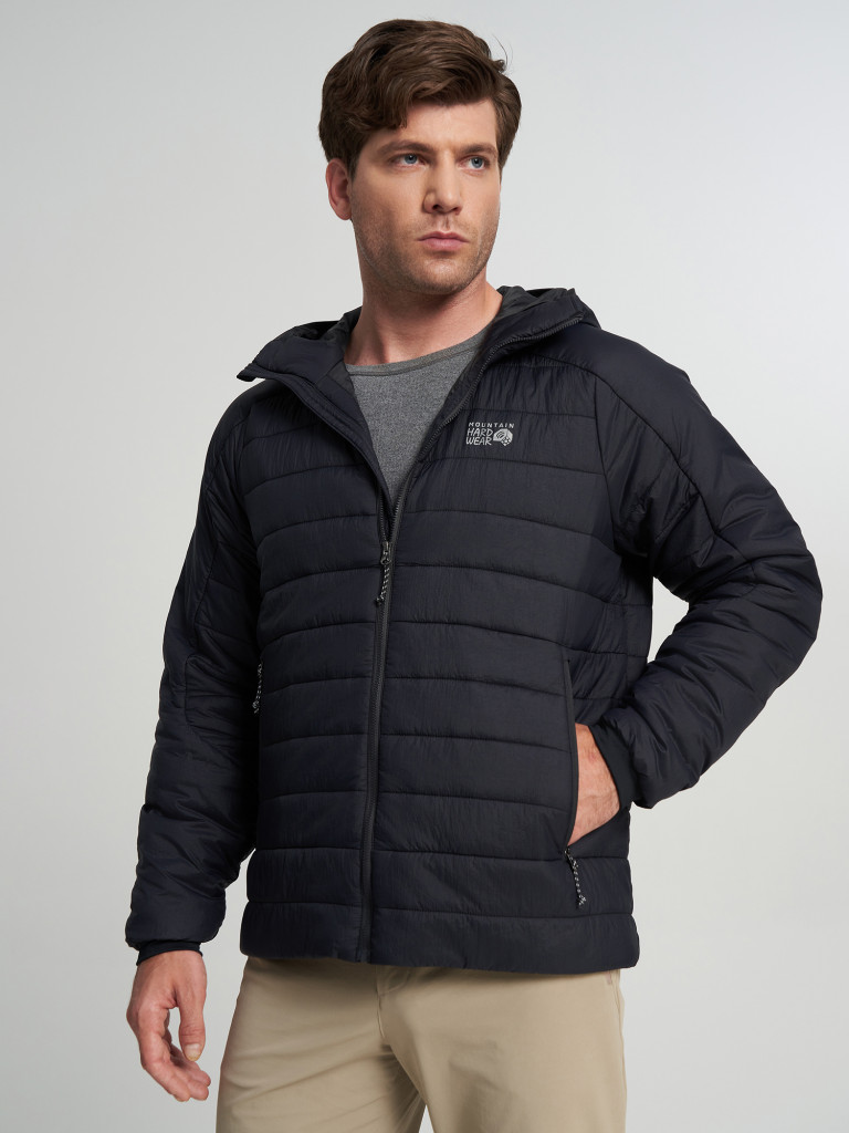 Куртка утепленная рипстоп мужская Mountain Hardwear Free Element Hooded Jacket