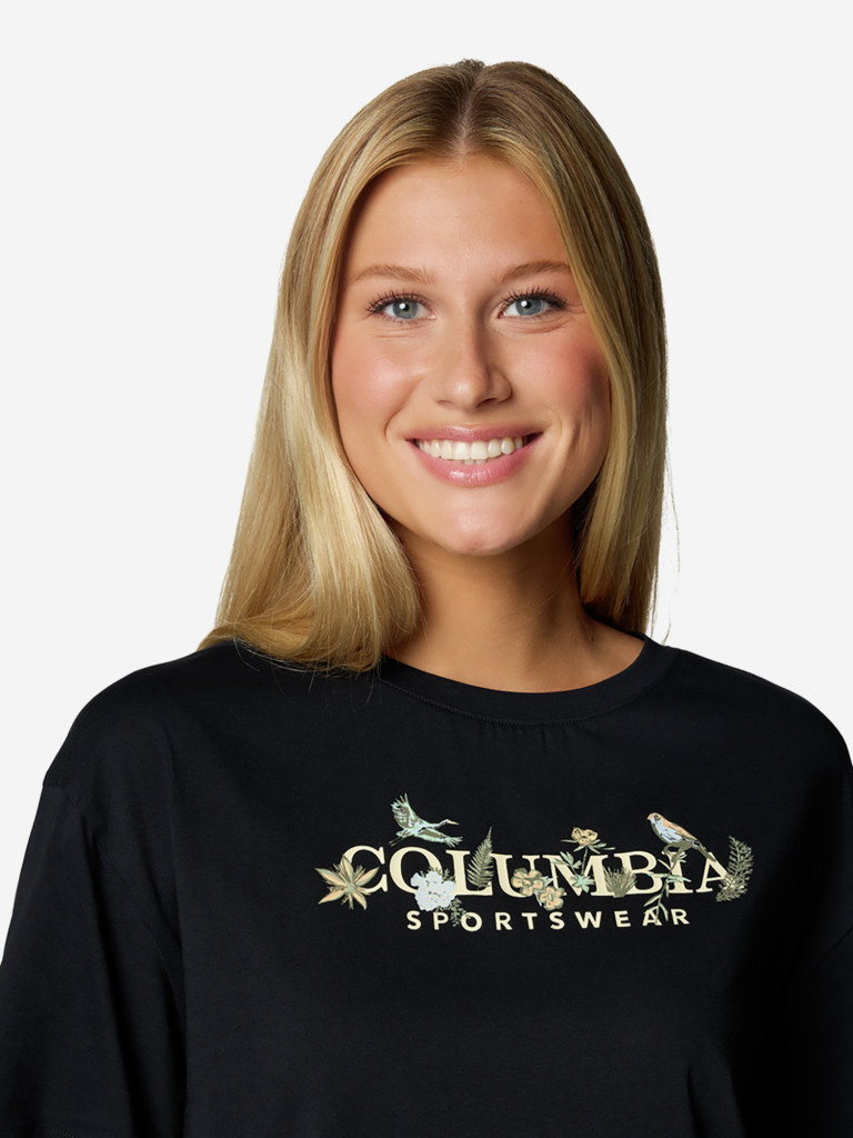 Футболка женская Columbia Rolling Bend Graphic Relaxed Crop Ss — фото №5