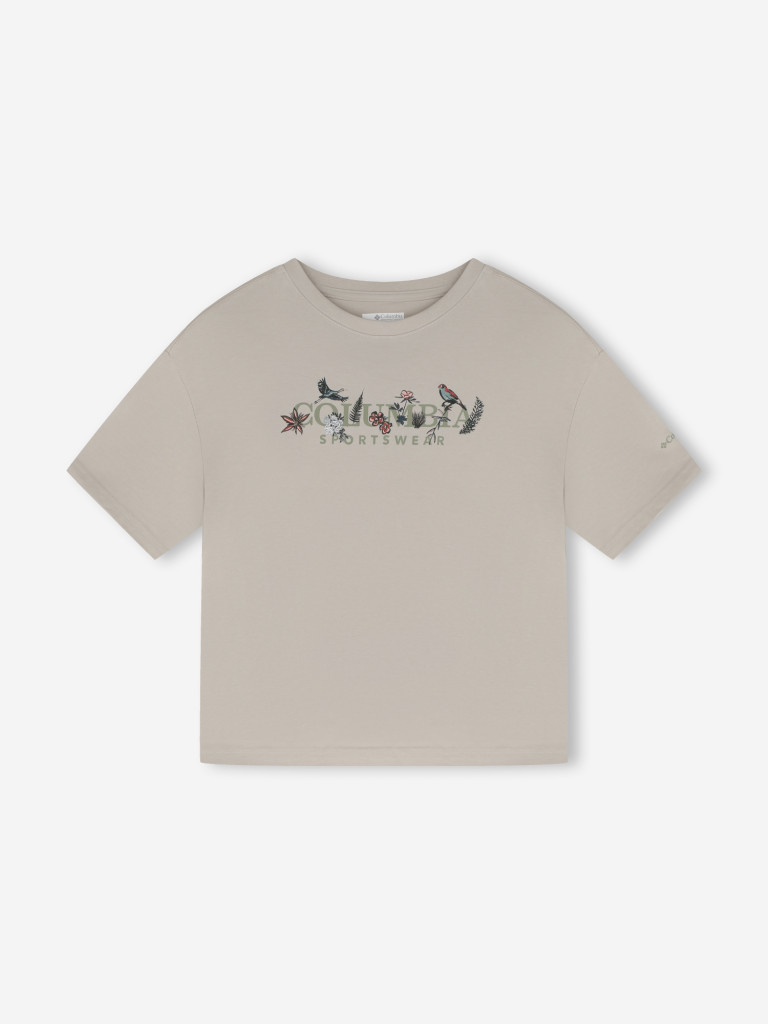 Футболка женская Columbia Rolling Bend Graphic Relaxed Crop SS — фото №8