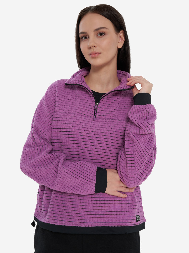 Свитшот женский Mountain Hardwear Summit Grid Big Grid Half Zip