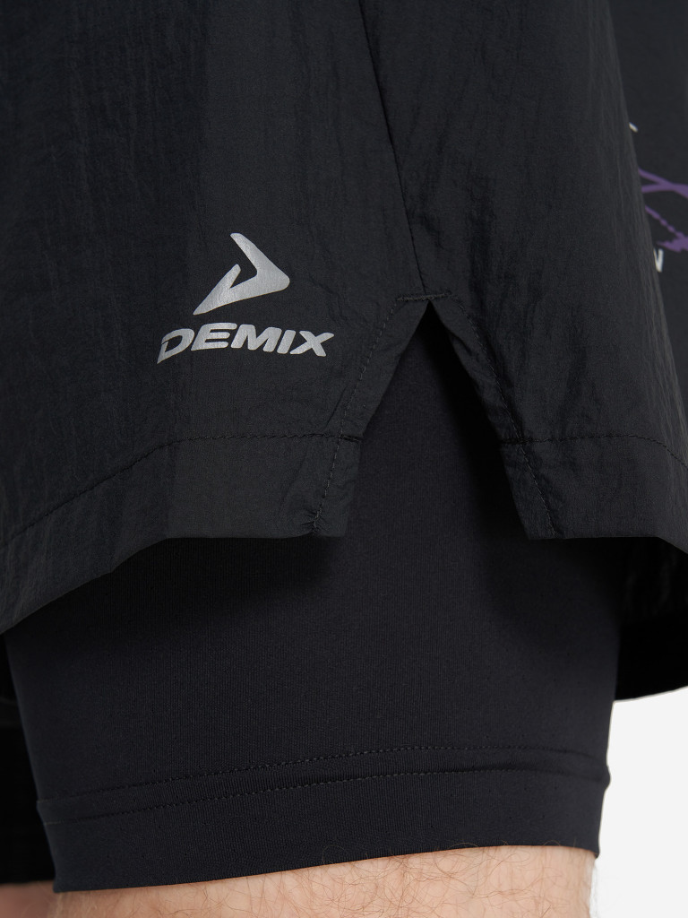 Шорты мужские Demix Urban Running 2in1 GFX — фото №5