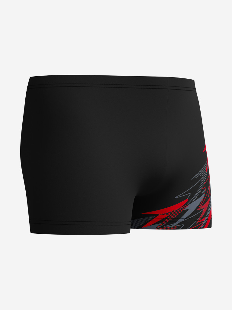 Плавки-шорты мужские Speedo Medley Logo Aquashort Blk/Red — фото №13