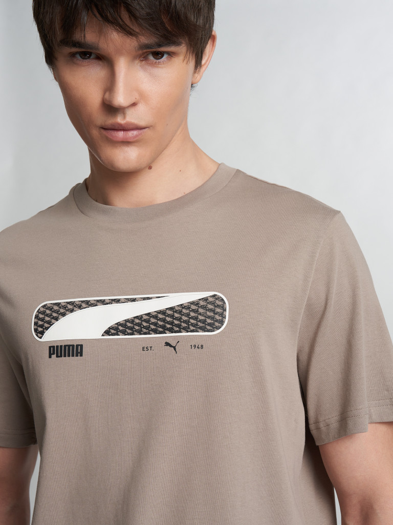 PUMA Sport Logo Play ерлер футболкасы — фото №4