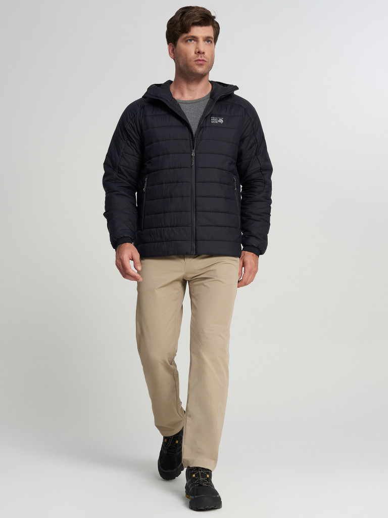 Куртка утепленная рипстоп мужская Mountain Hardwear Free Element Hooded Jacket — фото №3