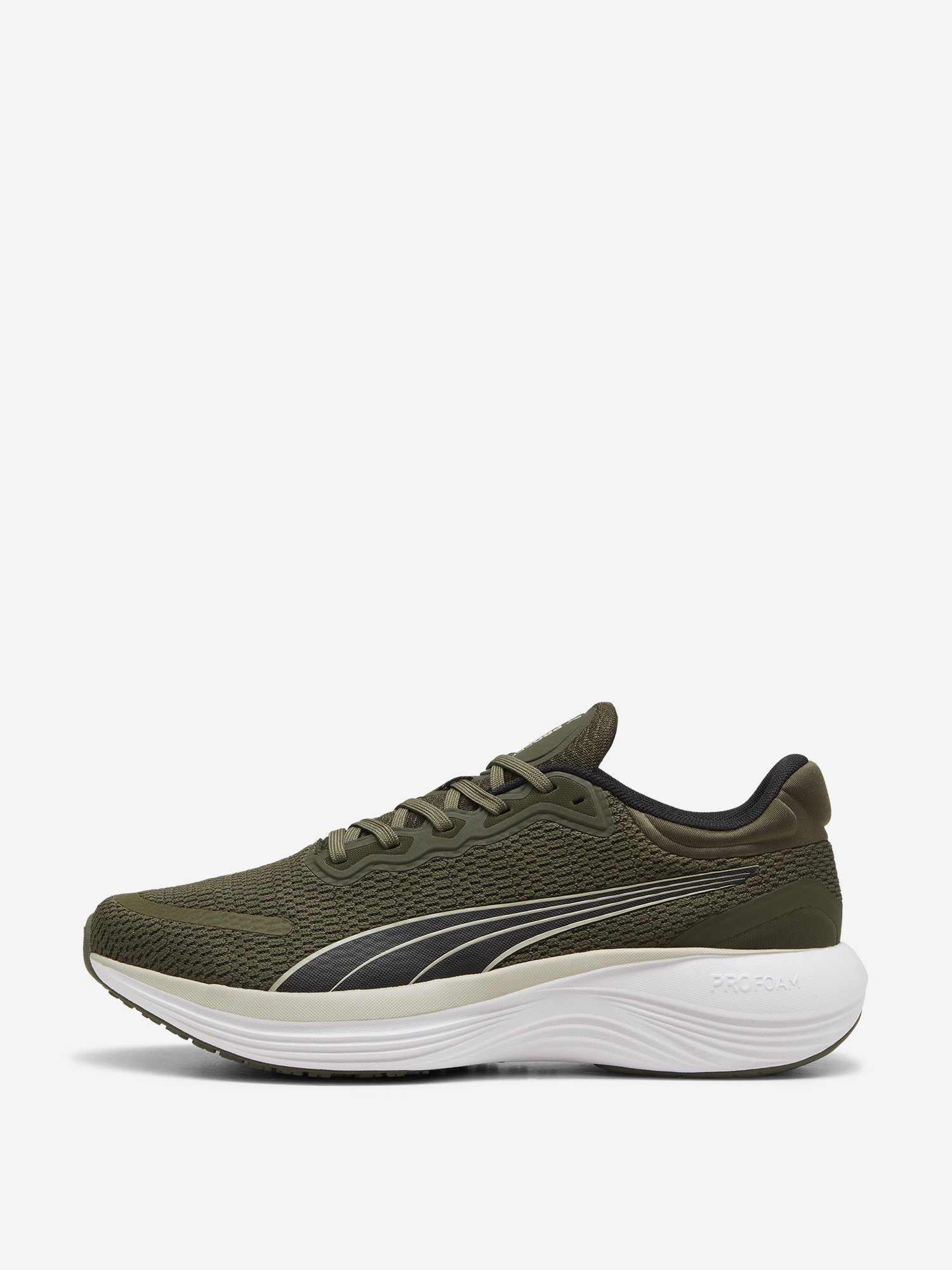 Кроссовки мужские PUMA Scend Pro темно-оливковый/белый цвет - купить за 449...