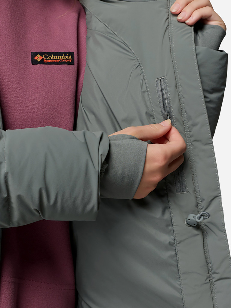 Columbia Amaze Puff Long Hooded Jacket әйелдер мамық курткасы — фото №12