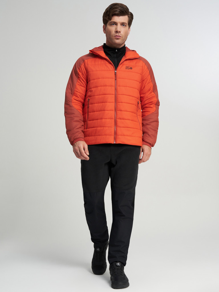 Куртка утепленная рипстоп мужская Mountain Hardwear Free Element Hooded Jacket — фото №4