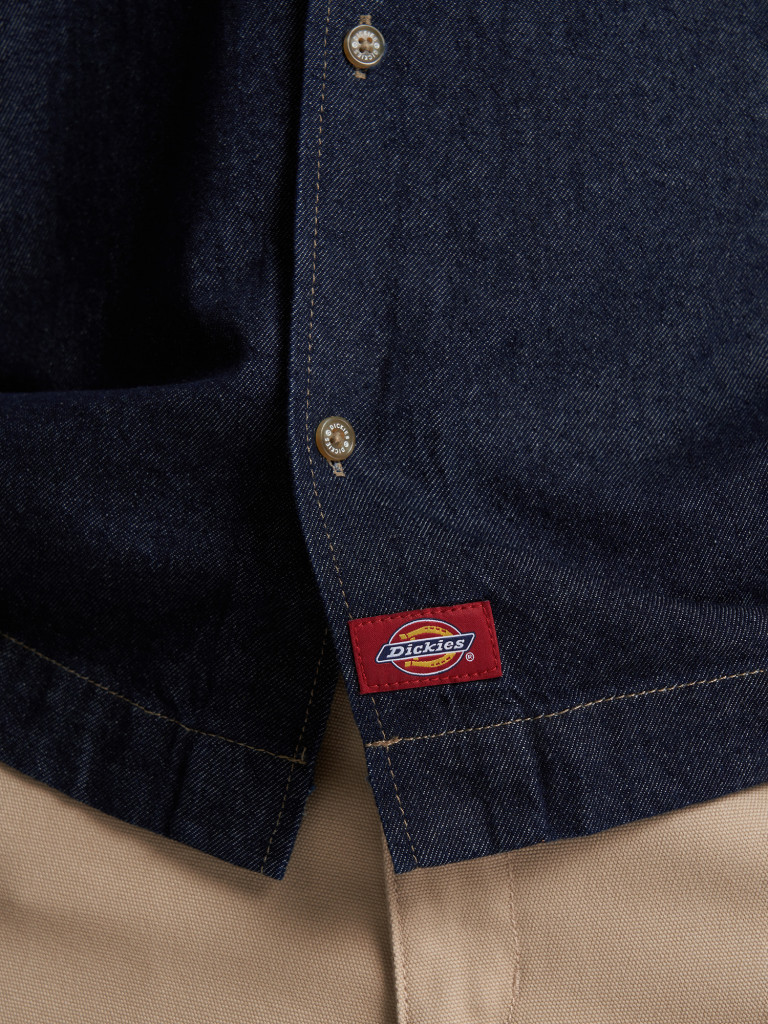 Рубашка с коротким рукавом мужская DICKIES Denim — фото №7
