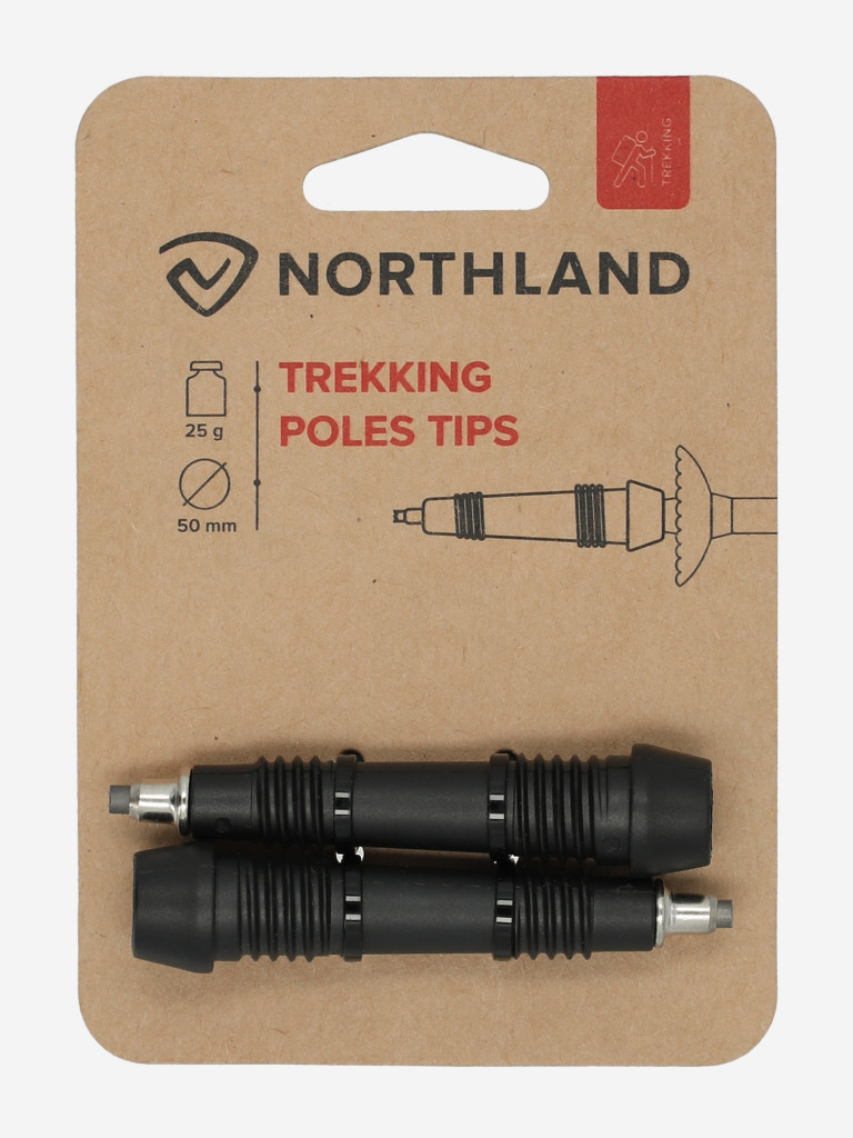 Northland Spare Trekking Pole Tip треккинг таяқтарының ауыстырмалы ұштығы — фото №3