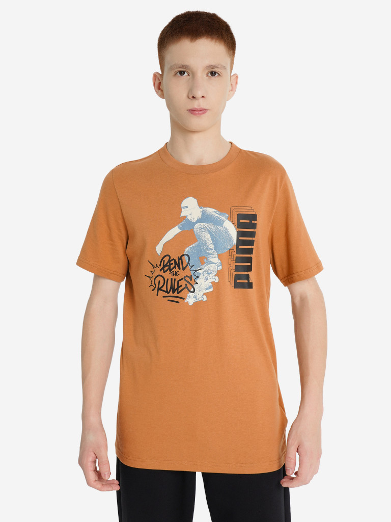 Футболка для мальчиков PUMA Mid90 S Graphic — фото №2