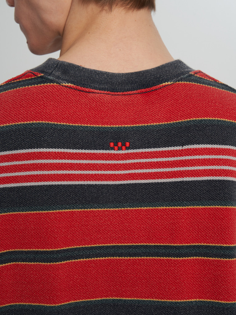 Vans LX Pique Stripe SS ерлер футболкасы — фото №6