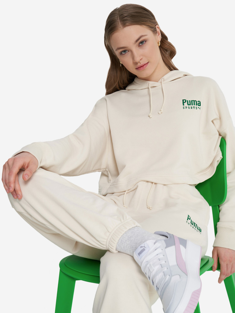 Худи женское PUMA Team Oversized