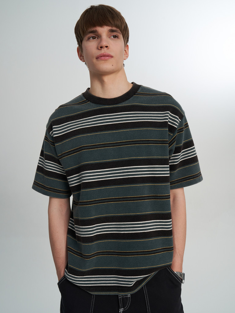 Vans LX Pique Stripe SS ерлер футболкасы — фото №2