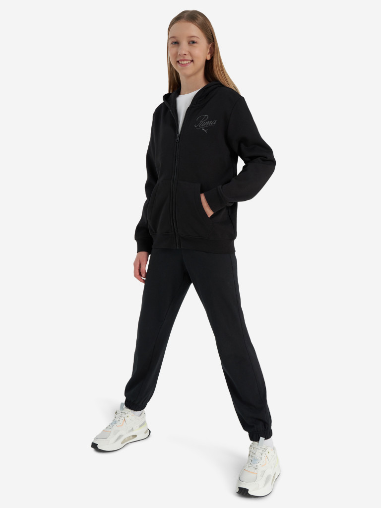 Толстовка для девочек PUMA Ess Script — фото №4