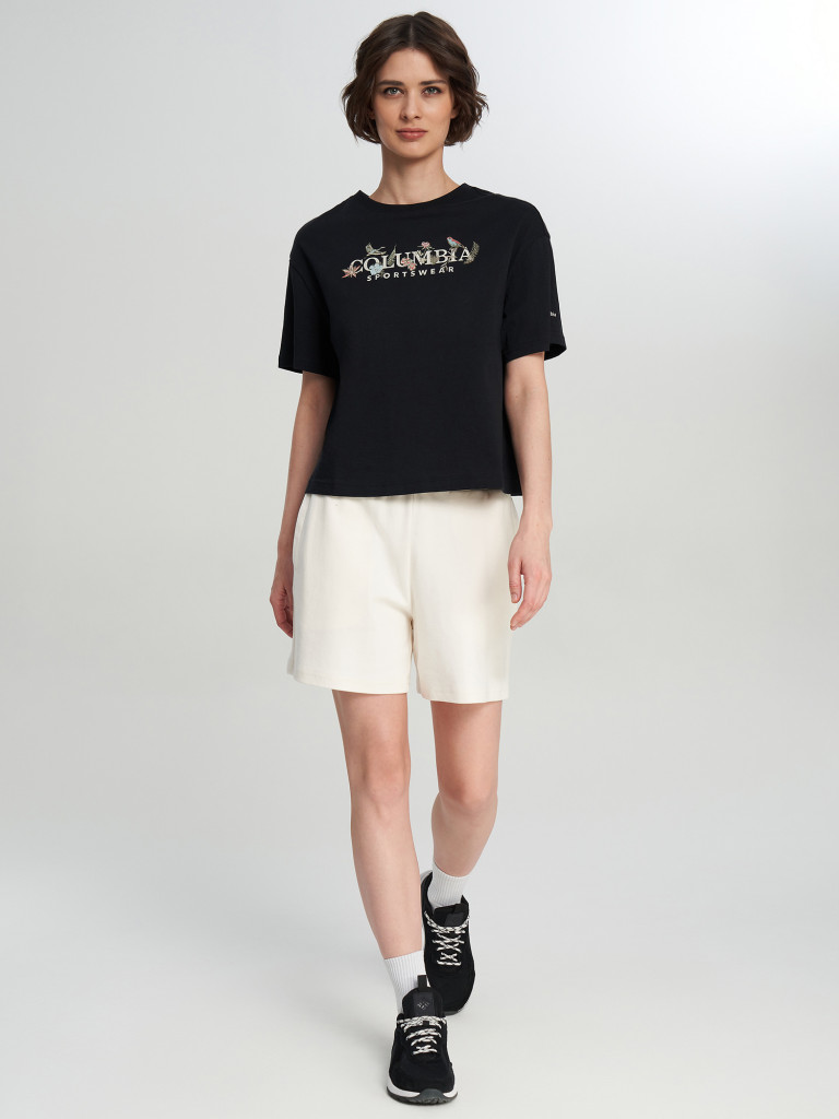Columbia Rolling Bend Graphic Relaxed Crop SS әйелдер футболкасы — фото №5
