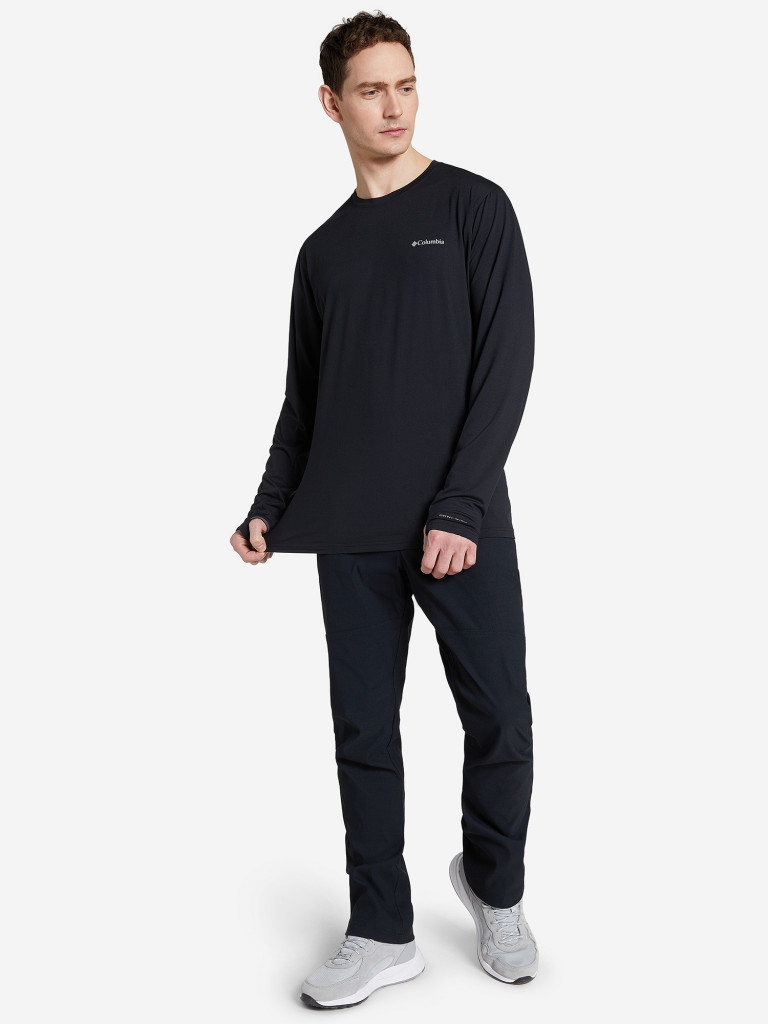 Футболка с длинным рукавом мужская Columbia Tech Trail Long Sleeve Crew II — фото №3