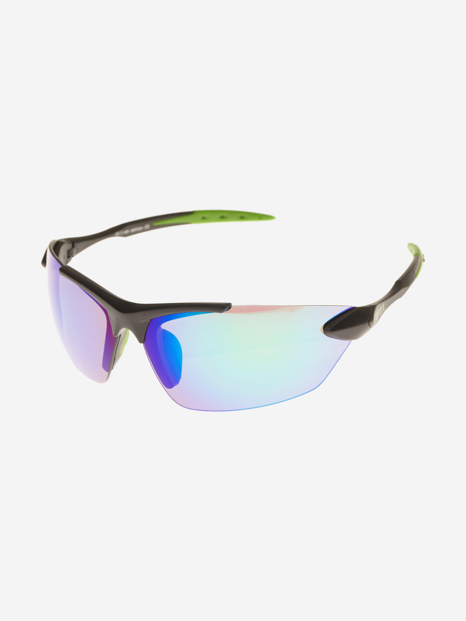 Солнцезащитные очки Uvex Sportstyle 203 черный/зеленый цвет — купить за ...