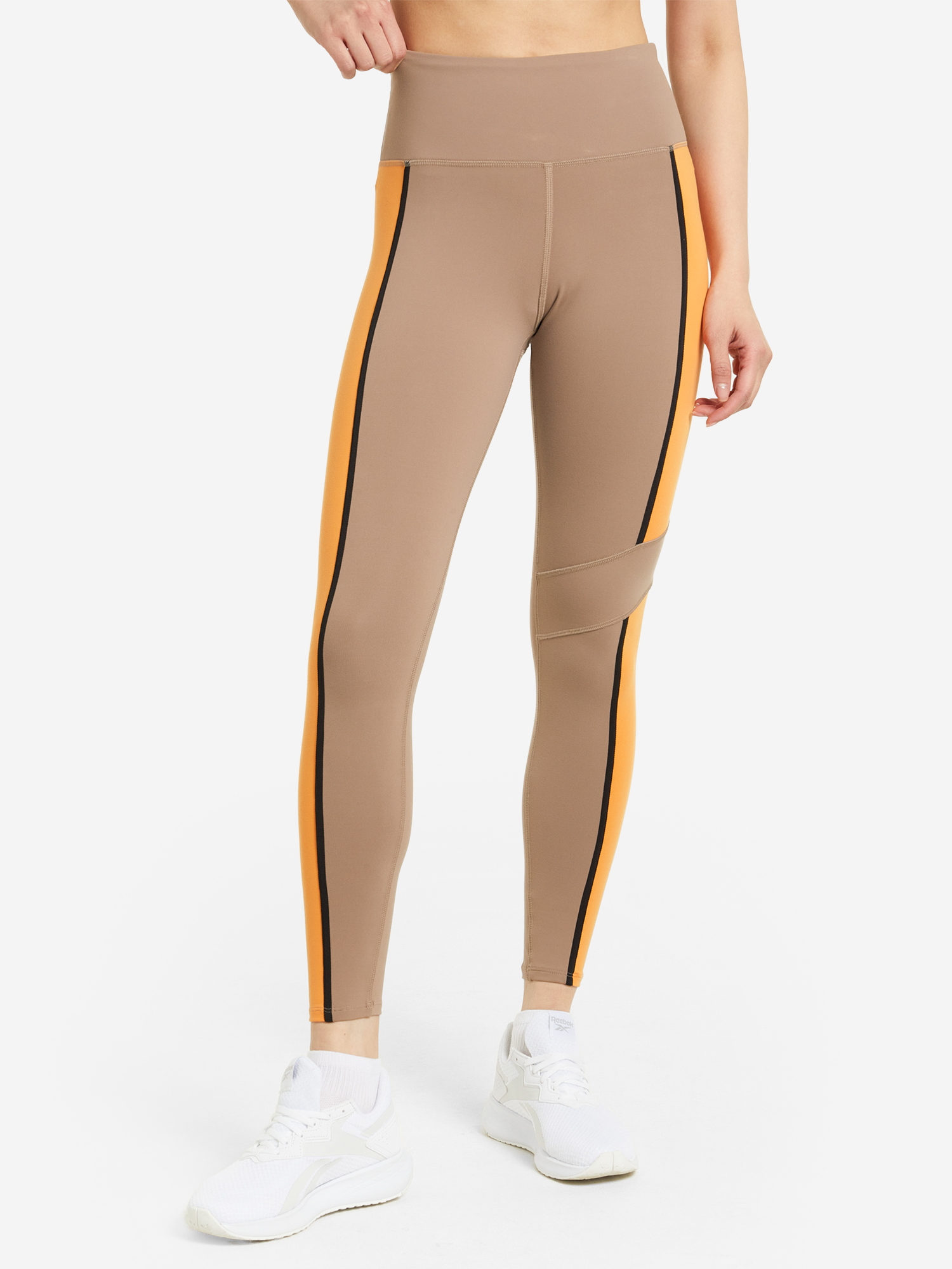 Легинсы женские Reebok коричневый цвет — купить за 21240 тг со скидкой ...