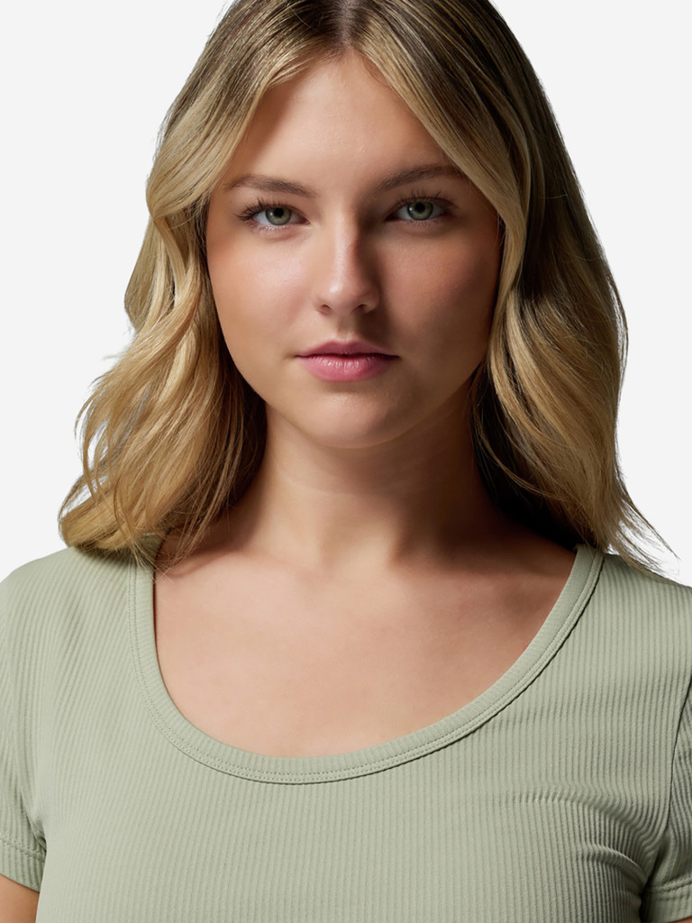 Футболка женская Columbia Pinetown Canyon Rib SS Tee — фото №5