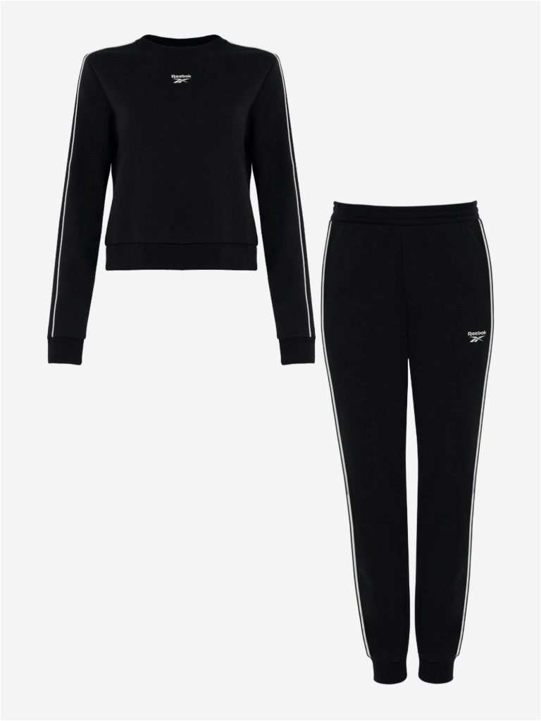 Костюм женский Reebok Rie черный цвет — купить за 37790 тг со скидкой ...