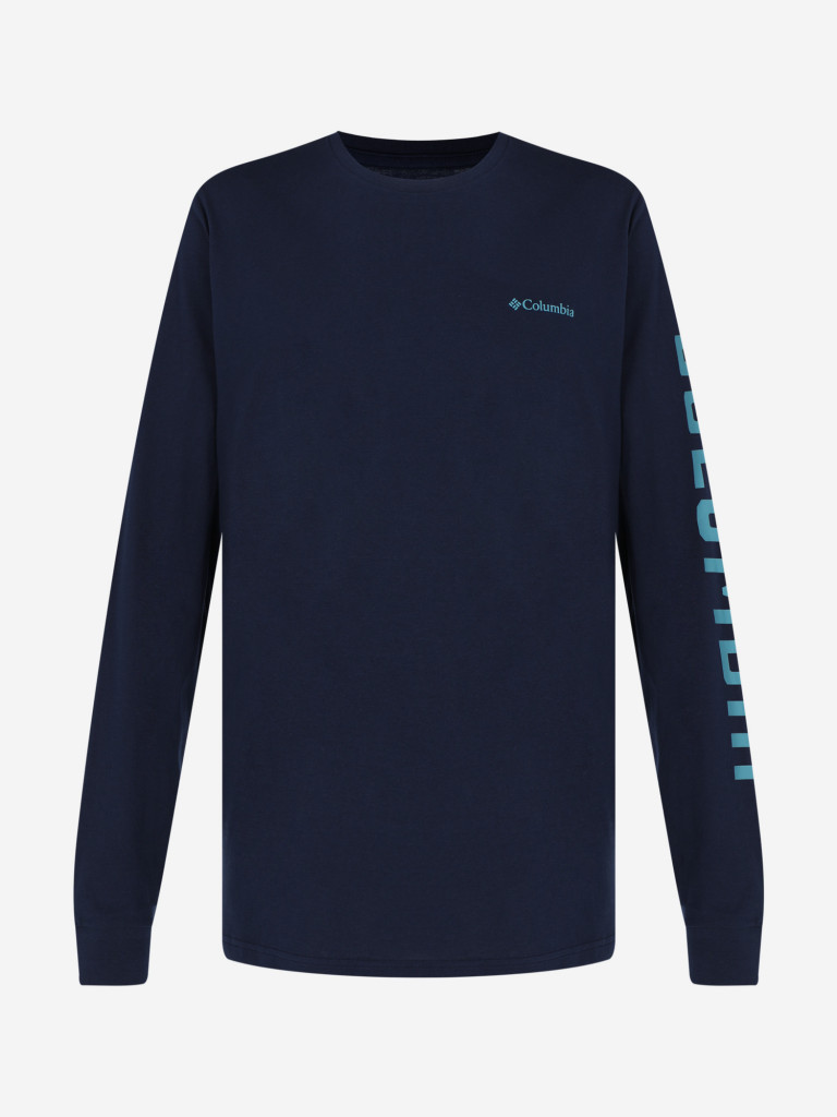Лонгслив мужской оверсайз Columbia Rockaway River Graphic LS Tee темно ...