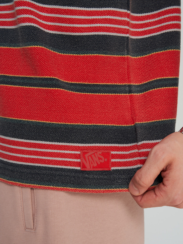 Vans LX Pique Stripe SS ерлер футболкасы — фото №7