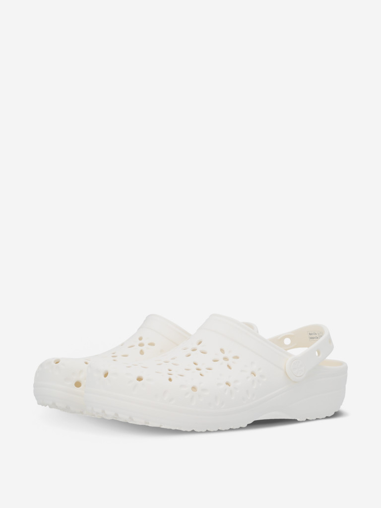 Сабо женские Crocs Classic Floral Cut Out — фото №4