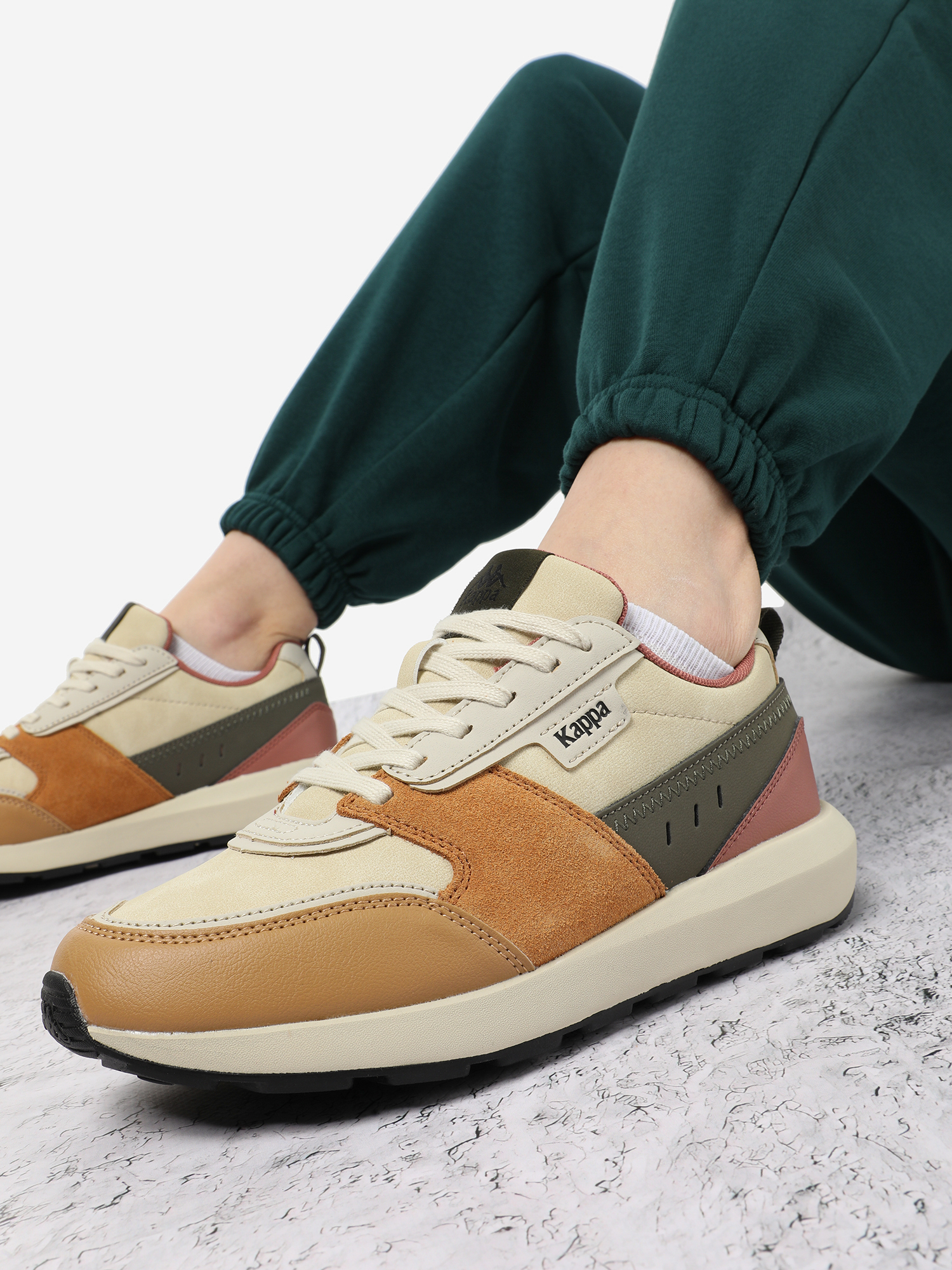 Кроссовки женские Kappa Authentic Run мультицвет цвет — купить за 10190 ...