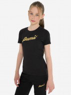 Футболка для девочек PUMA ESS+ Script Metallic — фото №2