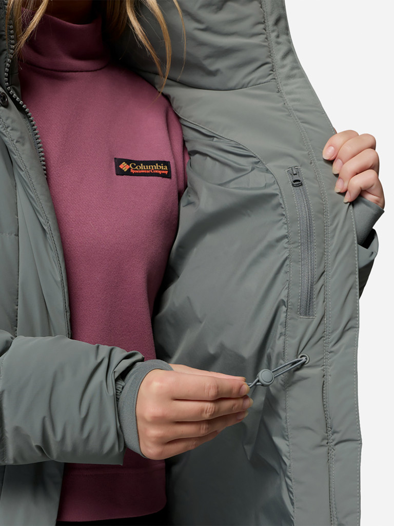 Columbia Amaze Puff Long Hooded Jacket әйелдер мамық курткасы — фото №13