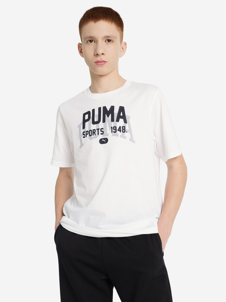 PUMA Graphics Varsity ұлдарға арналған футболкасы