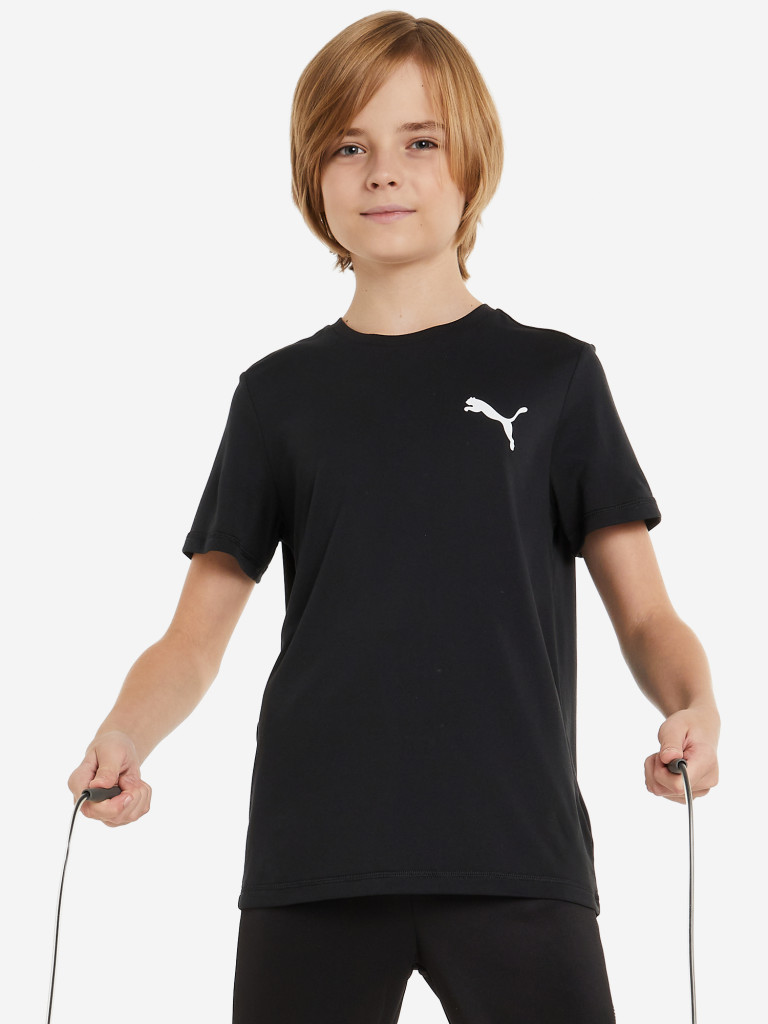 PUMA Active Small Logo ұлдарға арналған футболкасы