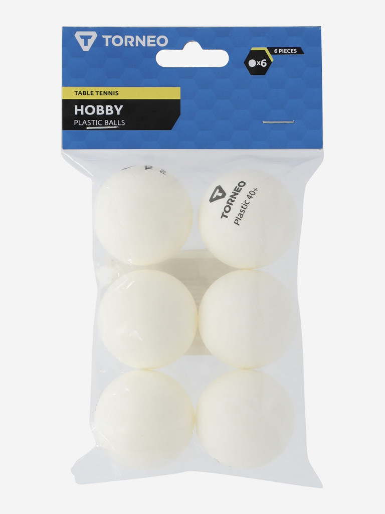 Мячи для настольного тенниса Torneo, 6 шт.