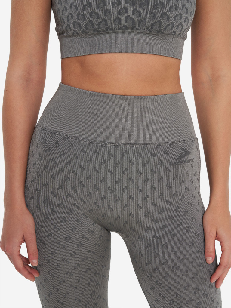 Легинсы женские Demix HighFlow Yoga Seamless Gfx — фото №9