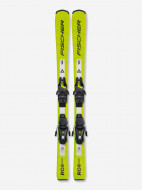 Горные лыжи детские Fischer RC4 RACE (130-150) JRS + крепления FS 7 CA JRS