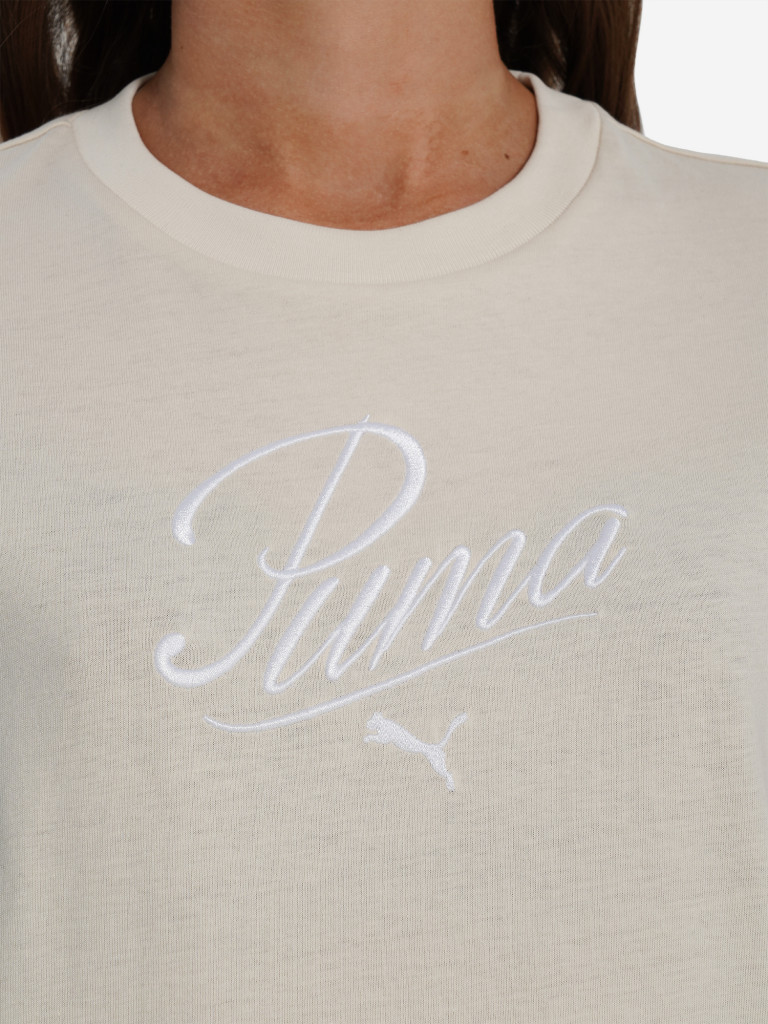 PUMA Ess Script қыздарға арналған футболкасы — фото №7