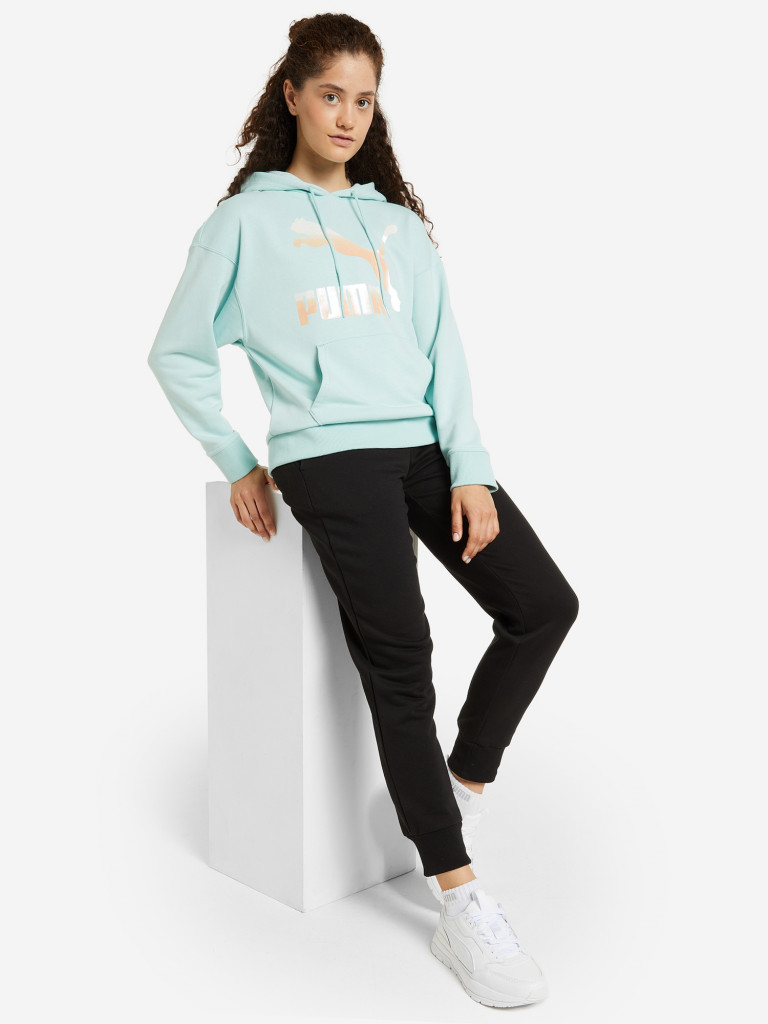 Худи женское PUMA Classics Logo — фото №3