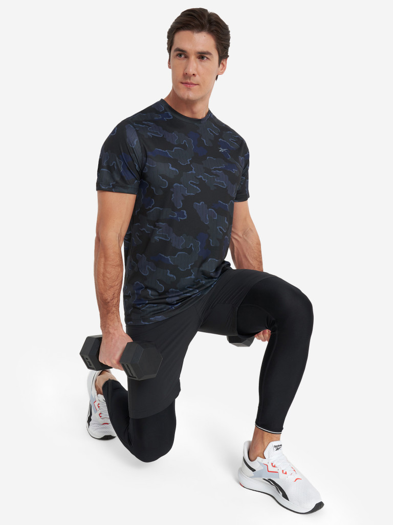 Футболка мужская Reebok Train Motion Camo — фото №3