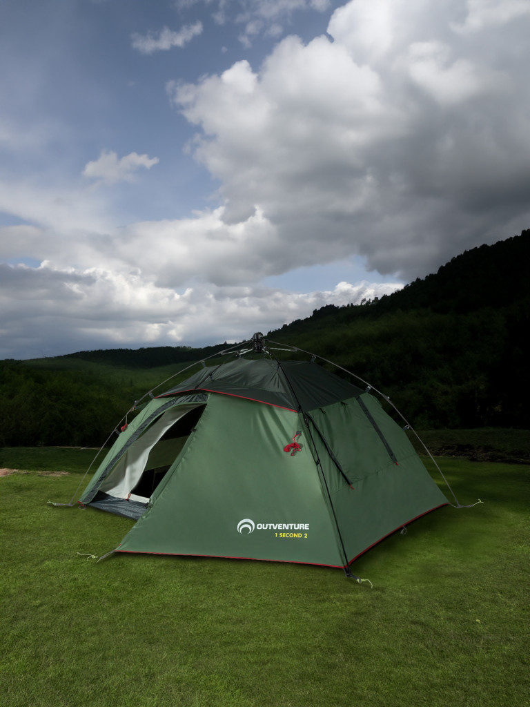 2 орынды Outventure 1 Second Tent 2 шатыры