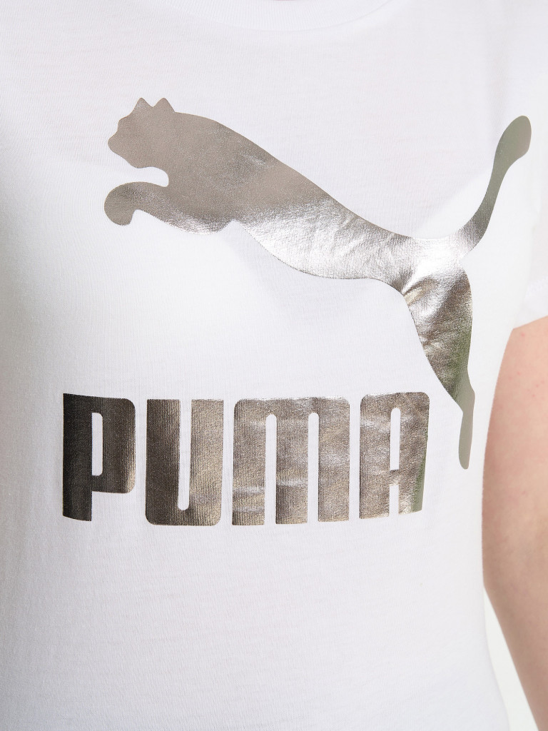 Футболка для девочек PUMA Classics Logo — фото №5