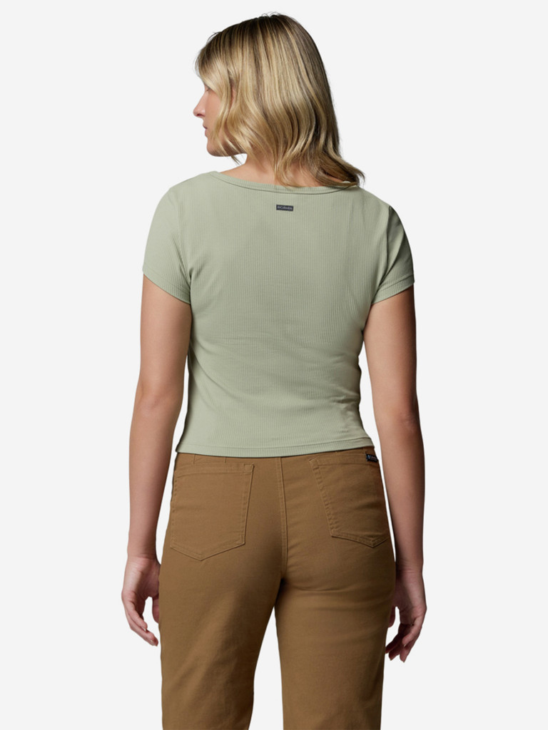 Футболка женская Columbia Pinetown Canyon Rib SS Tee — фото №2