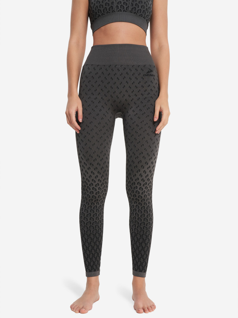 Легинсы женские Demix HighFlow Yoga Seamless Gfx — фото №6