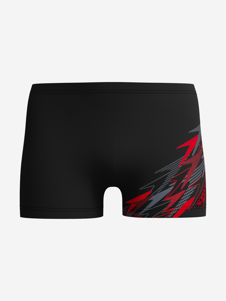Плавки-шорты мужские Speedo Medley Logo Aquashort Blk/Red — фото №6