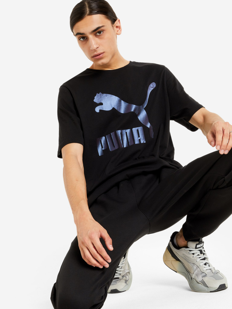 Футболка мужская PUMA Classics Logo Metallic — фото №3