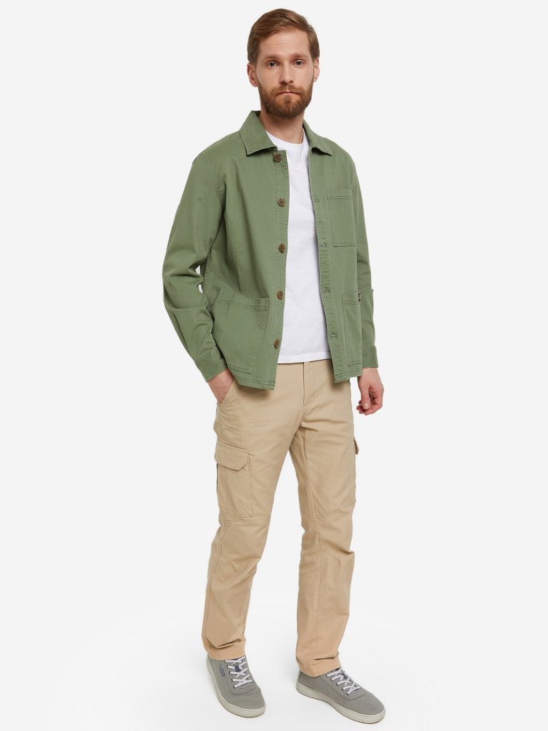 Рубашка мужская Cordillero милитари цвет — купить за 6790 тг со скидкой ...