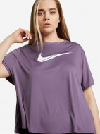 Футболка женская Nike Dri-FIT Swoosh Run, Plus Size