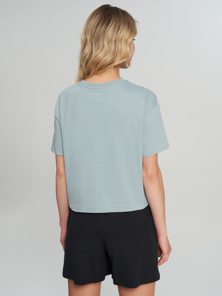 Columbia Rolling Bend Graphic Relaxed Crop SS әйелдер футболкасы — фото №3