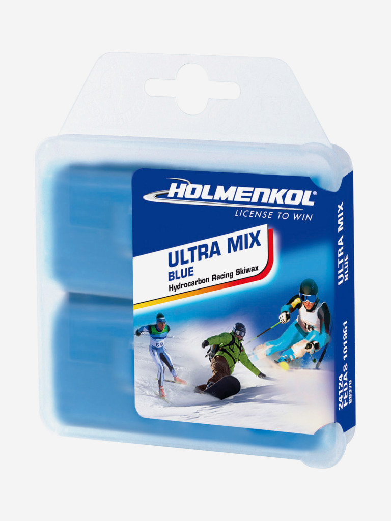 Holmenkol Ultra Mix Blue шаңғы мен сноубордқа арналған қатты сырғу жақпамайы