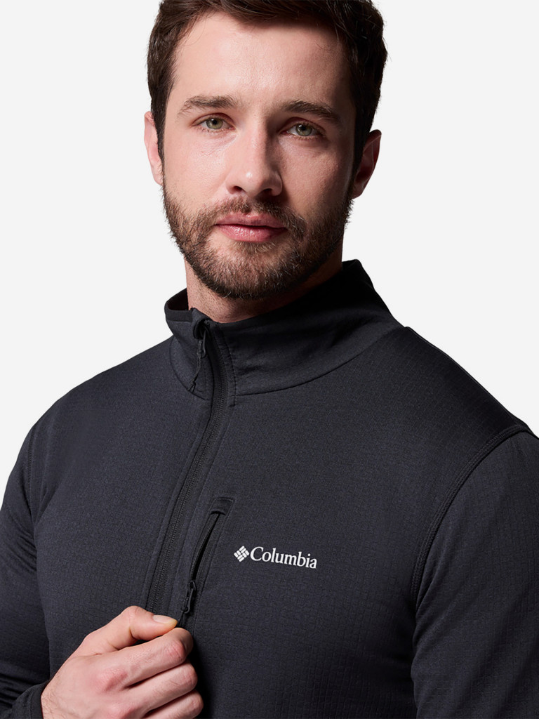 Columbia Essential Hike Grid Fleece Full Zip ерлер қалың жемпірі — фото №13