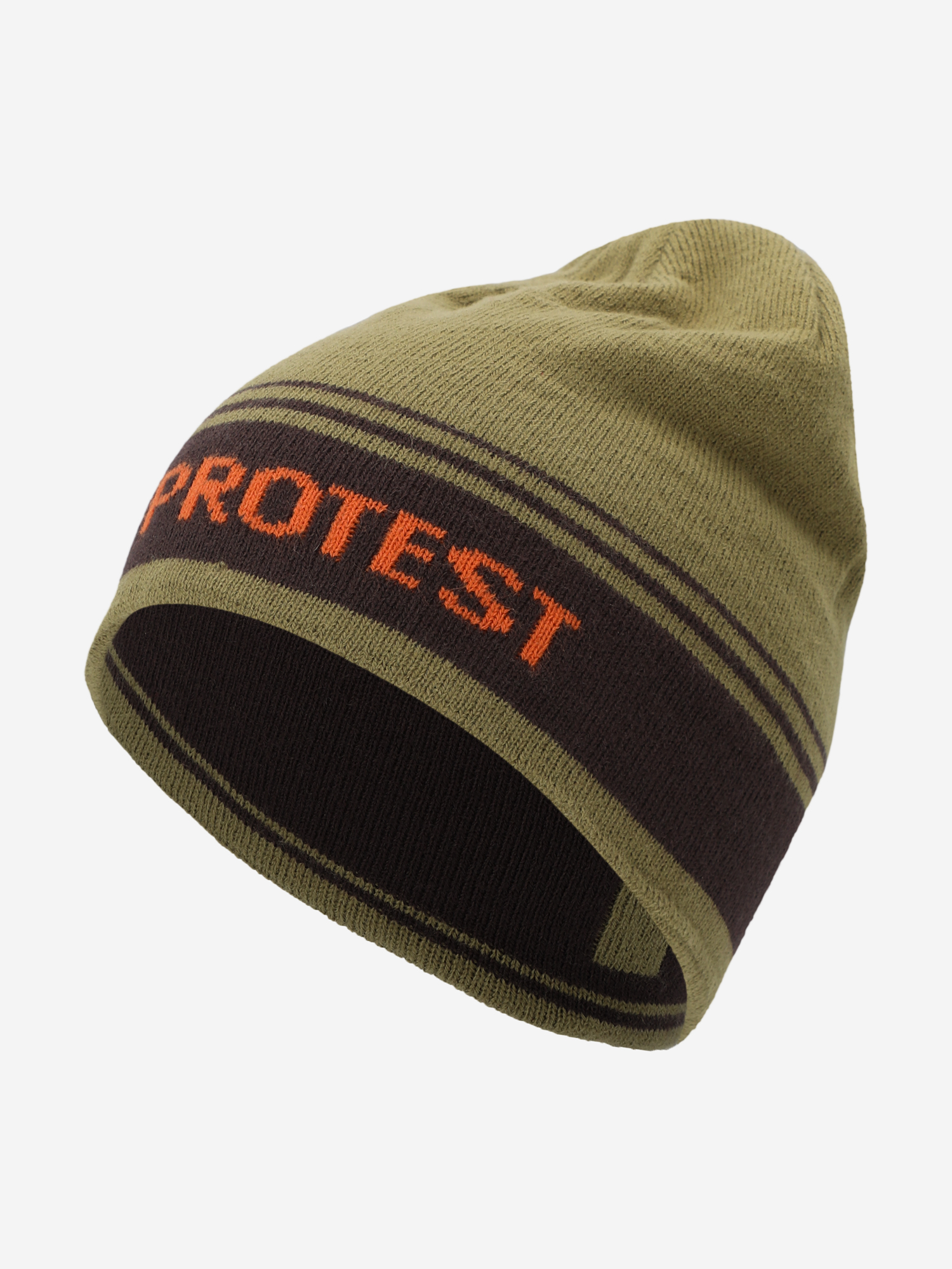 Шапка Protest зеленый/коричневый цвет — купить за 2890 тг со скидкой 50 ...